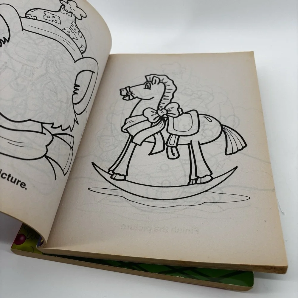 Set of 3 Christmas‎ Kid's Popular Coloring & Activity Books Rudolph Santa